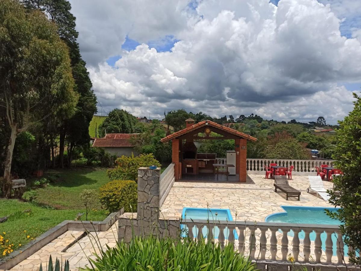 Chacara Em Ibiuna Sao Roque A 70Km De Sp Com Piscina E Wi-Fi Villa Luaran gambar