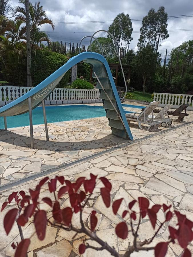 Chacara Em Ibiuna Sao Roque A 70Km De Sp Com Piscina E Wi-Fi Villa Luaran gambar